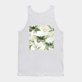 Butterflies Watercolor 15 - Silver Spotted Skipper Tank Top